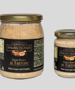 White cream with truffles